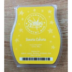 Scentsy Wax Bar Havana Cabana 2.6 oz Missing Two Squares
